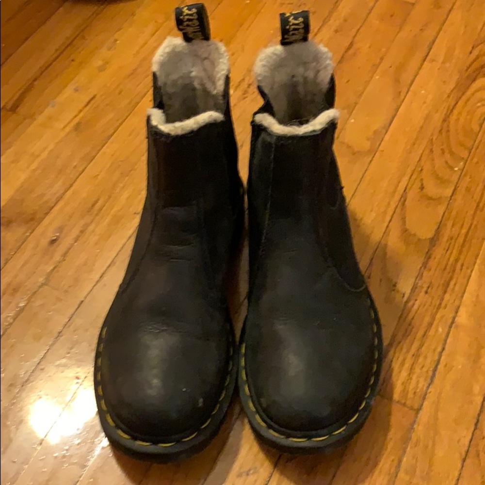 FUR LINED DR. MARTENS BOOTS